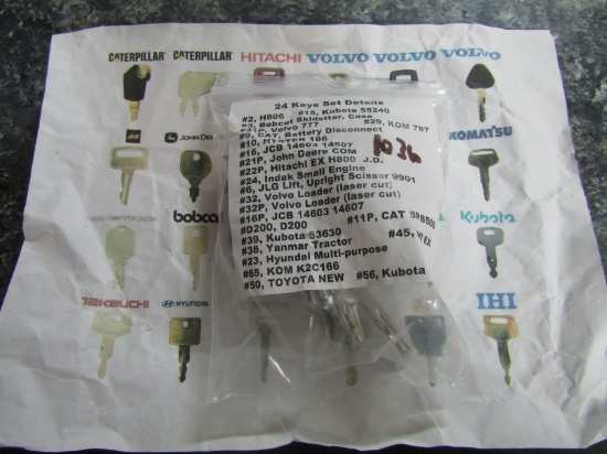 24PC EQUIPMENT KEY SET