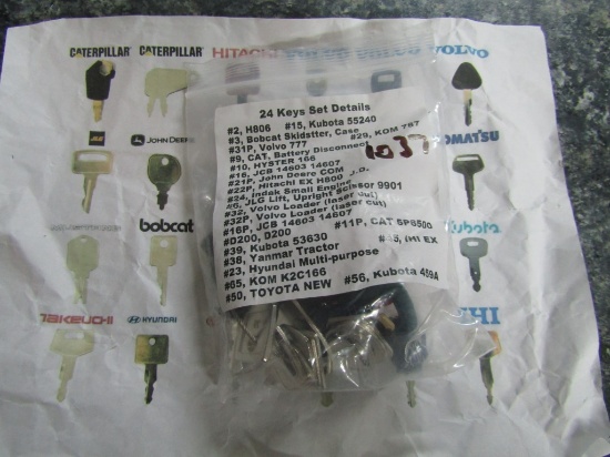 24PC EQUIPMENT KEY SET