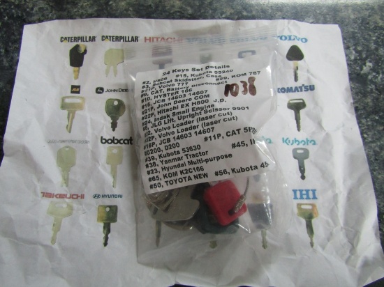 24PC EQUIPMENT KEY SET