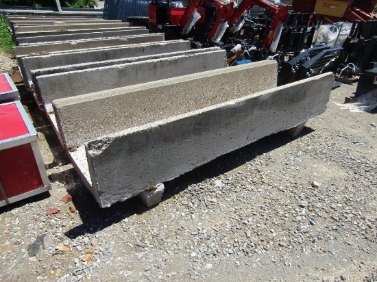 8FT CONCRETE FEED BUNKS W/ FEET
