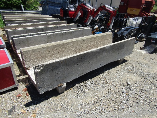 8FT CONCRETE FEED BUNKS W/ FEET