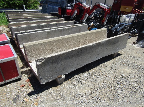 8FT CONCRETE FEED BUNKS W/ FEET