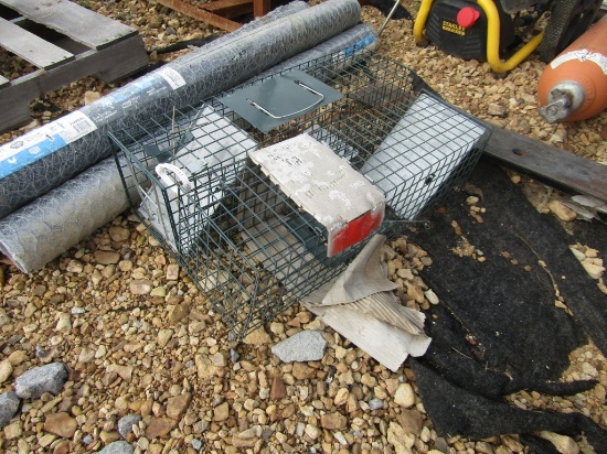 (2) NEW LIVE TRAP CAGES