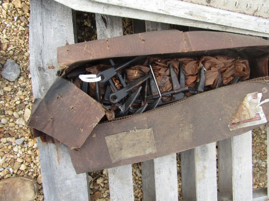 BOX OF SICKLE MOWER GUARDS