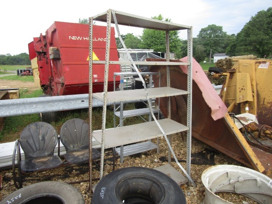 LARGE METAL SHELF