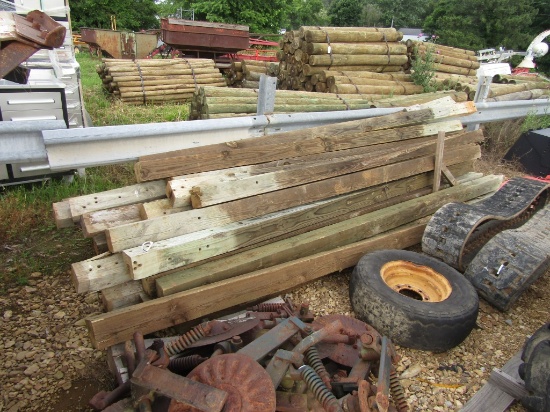 APPROX (30) 6'X'6 POLES - 13FT-14FT LONG