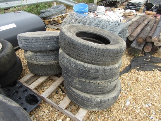 (7) 235/80R17 TRUCK TIRES