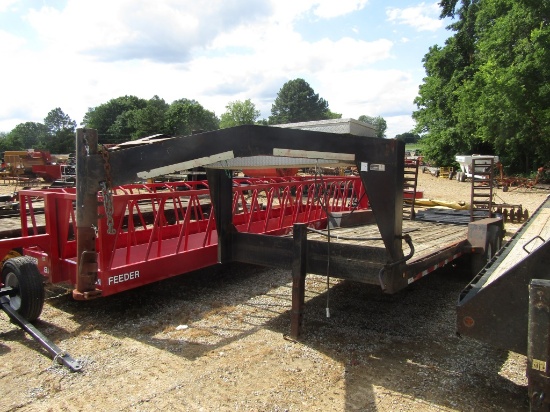18FT GOOSENECK FLATEBED TRAILER