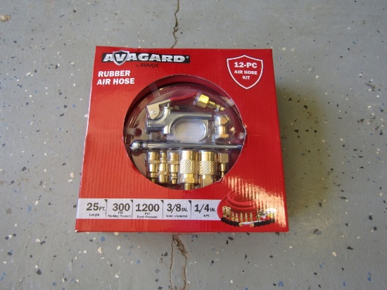 NEW 25FT 12PC AIR HOSE SET