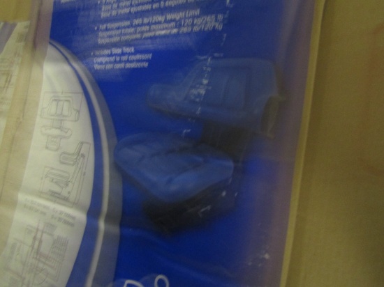 New Blue Universal Tractor Seat