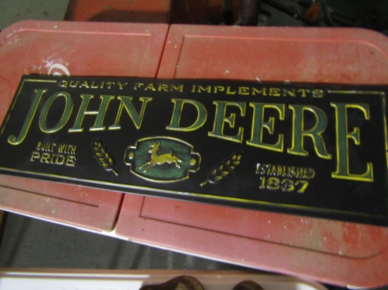John Deere Metal Sign - Selling for St. Jude
