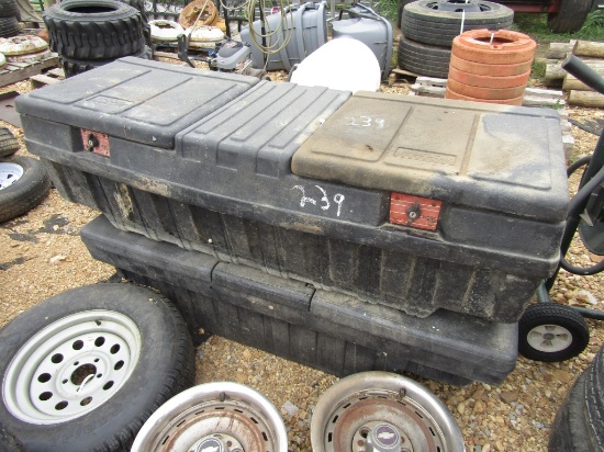 (2) Plastic Tool Boxes