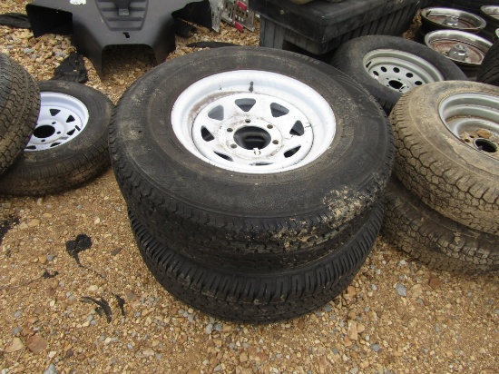 235/80R16 6 Lug Tires and Rims