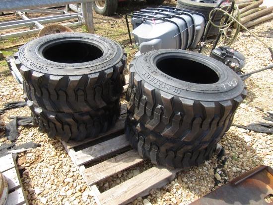 (4) new 12-16.5 Skid Steer Tires