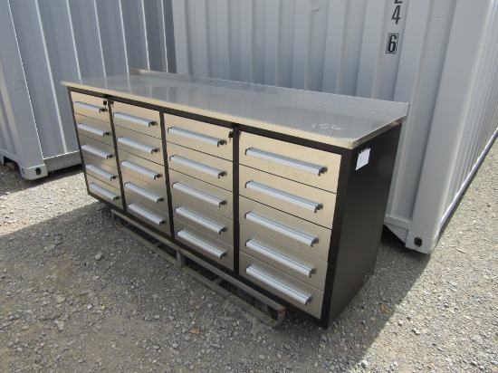 New 20 Drawer Stainless Tool Box