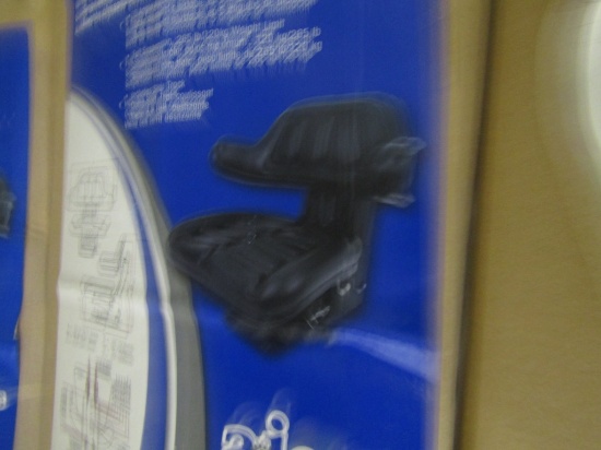 New Black Universal Tractor Seat