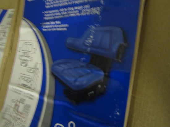New Blue Universal Tractor Seat