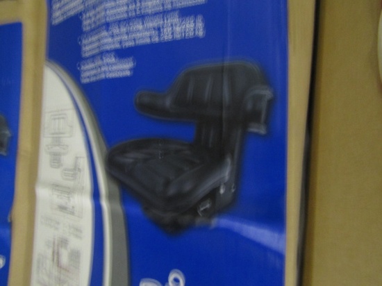 New Black Tractor Seat