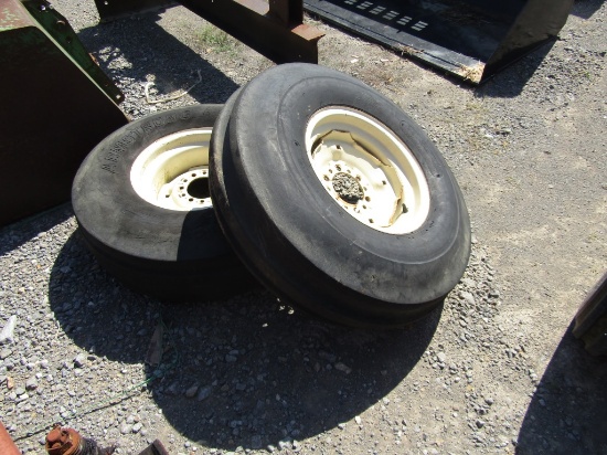(2) 10.00-16 Front Tractor Tires