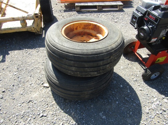 (2) 11L-15 Implement Tires and Rims