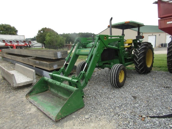 2555 John Deere tractor w/ canopy & loader