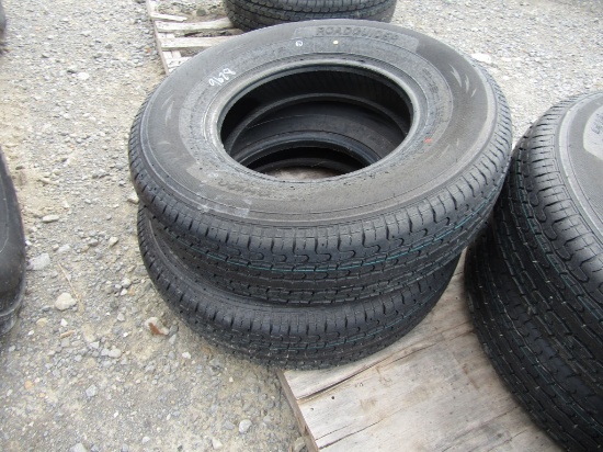 (2) 235/80-16 New Trailer Tires