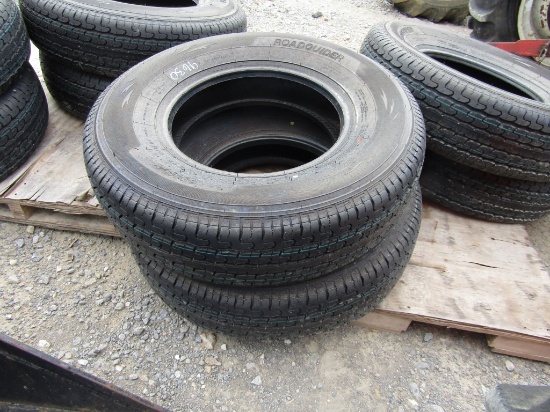 (2) 235/80-16 New Trailer Tires