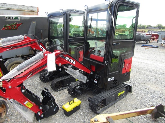 Unused VA13C Miva Mini Excavator w/ Cab