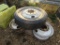 11R-24.5 SEMI TIRE AND 4 WHEELS - ALL ONE PRICE
