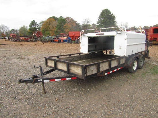 18FT BJ BUMPERHITCH TRAILER W/ TITLE