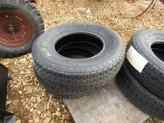(2) NEW 225/75R15 TRAILER TIRES - BOTH ONE PRICE