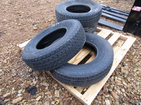 (2) NEW 225/75R15 TRAILER TIRES - BOTH ONE PRICE