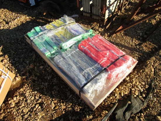PALLET OF (22) WEBBING SLINGS