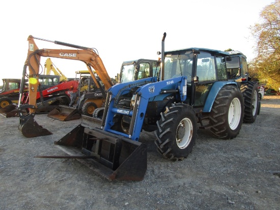 6635 NEW HOLLAND TRACTOR W/ CAB AND LOADER