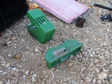 (6) JOHN DEERE WEIGHTS AND BRACKET - 6X TIMES THE PRICE