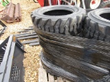 (4) NEW 10-16.5 SKID STEER TIRES - ALL ONE PRICE