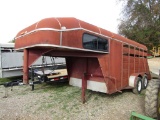 16FT GOOSNECK TRAILER W/ LIVING QUARTER