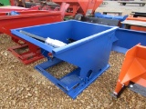 NEW BLUE FORKLIFT HOPPER