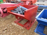 NEW ORANGE FORKLIFT HOPPER