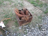 CRATE OF CHISEL AND PLOW POINTS
