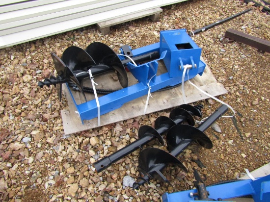 NEW SKID STEER PHD W/ 3 AUGERS