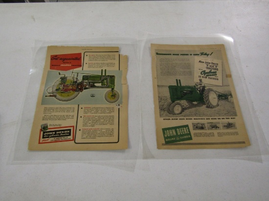 (2) JOHN DEERE PRINTS - SELLING FOR ST JUDE