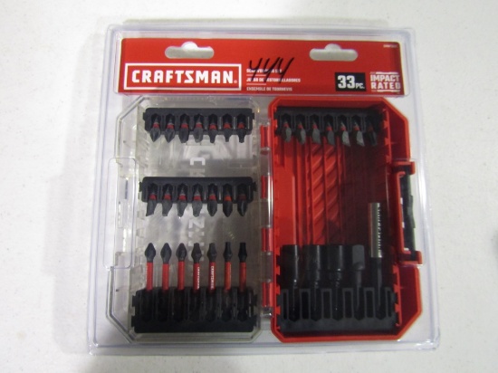33PC CRAFTSMAN SCREWDRIVER IMPACT SET