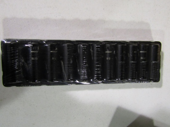 11PC ARCAN 1/2'' DEEP IMPACT SOCKETS