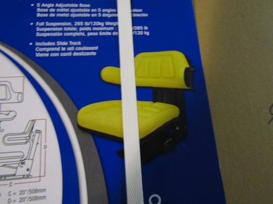 NEW YELLOW UNIVERSAL TRACTOR SEAT