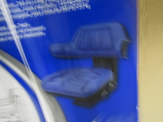 NEW BLUE UNIVERSAL TRACTOR SEAT