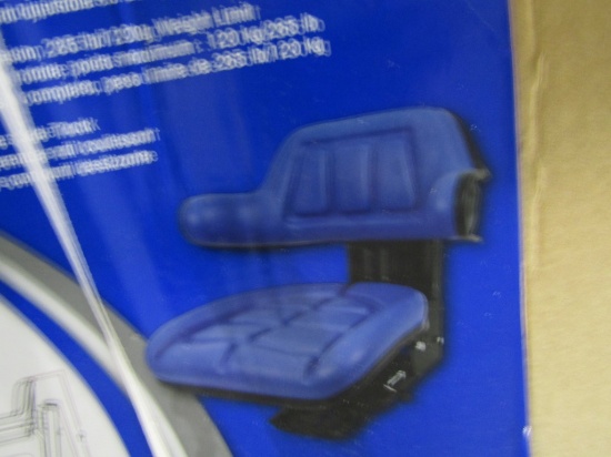 NEW BLUE UNIVERSAL TRACTOR SEAT