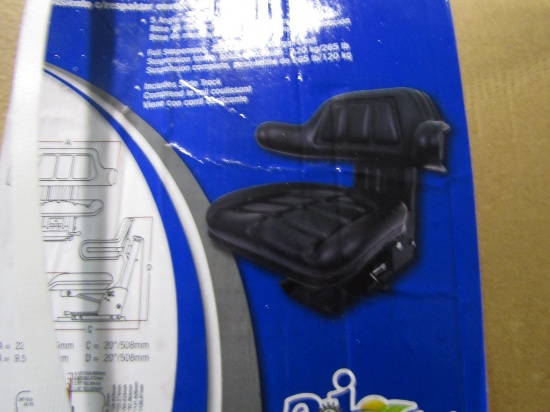 NEW BLACK UNIVERSAL TRACTOR SEAT