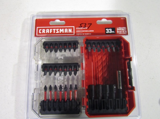 33PC CRAFTSMAN SCREWDRIVER IMPACT SET