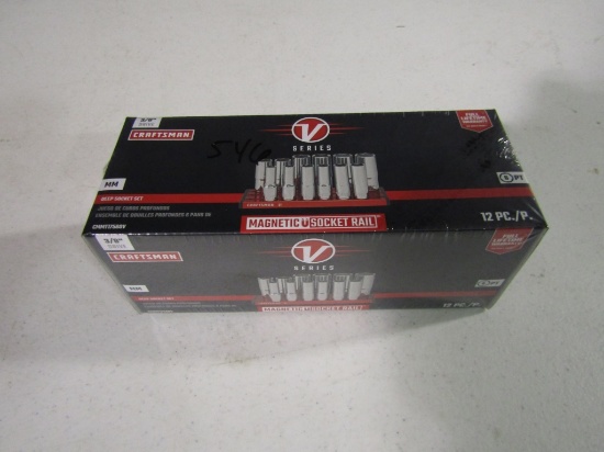 12PC CRAFTSMAN 3/8'' DEEP SOCKET SET